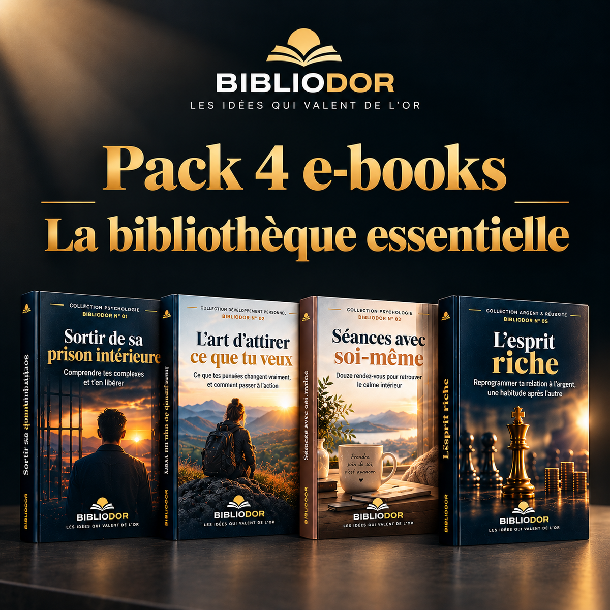 Pack 4 ebooks — La bibliothèque essentielle